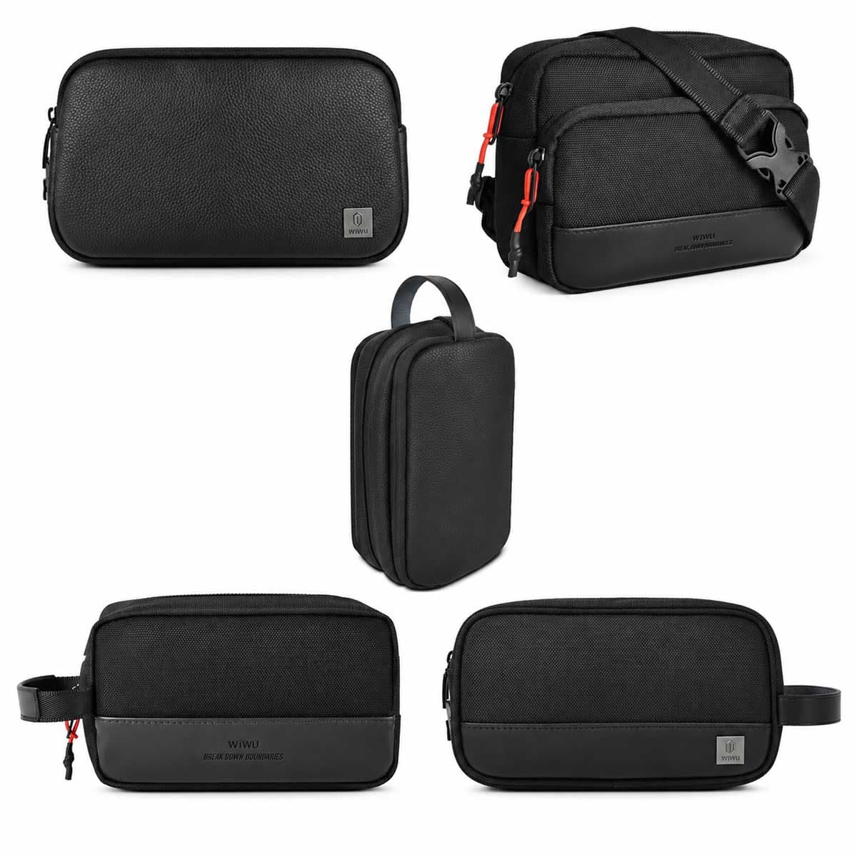 وايو Salem + Hali H1 + حقيبة سفر Essen مع حقيبة يد Alpha Clutch + حقيبة كروس بودي Essen 2 في 1، طقم