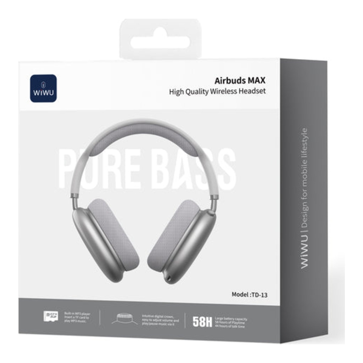 WiWU Airbuds MAX TD-13 Wireless Over Ear Headset