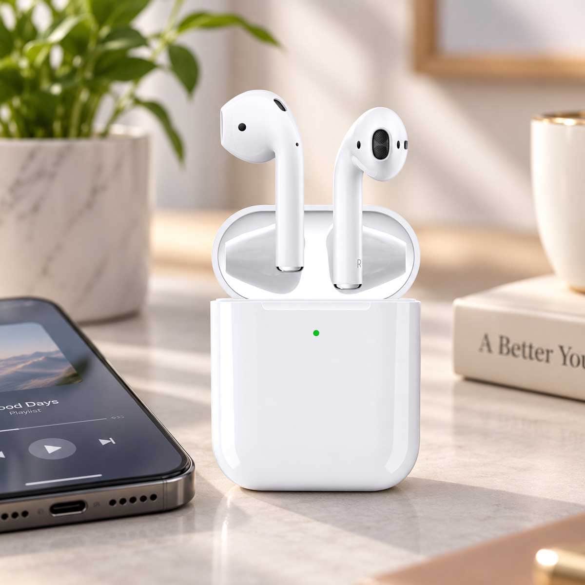 WiWU White AirBuds SE Lite TWS Earbuds