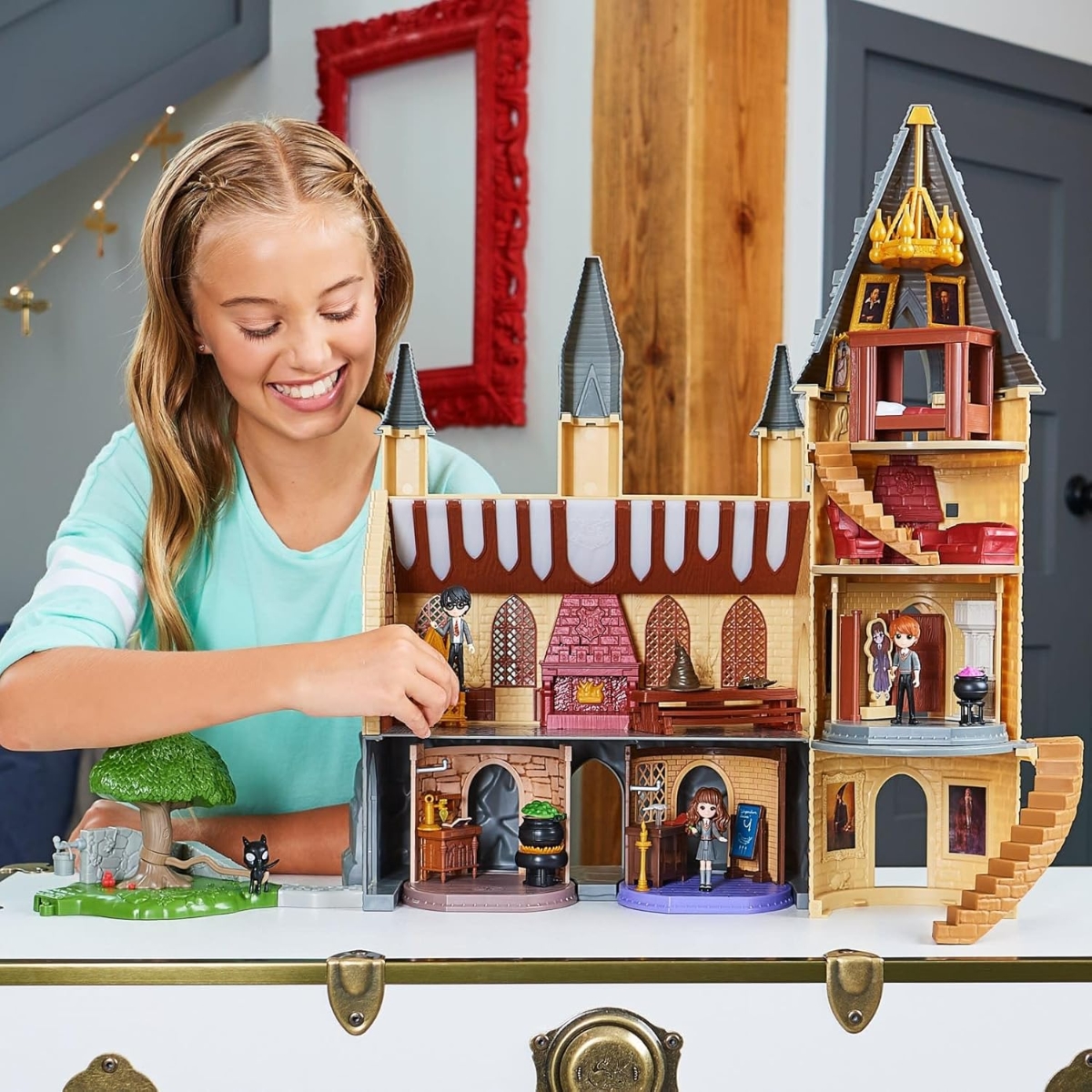 Wizarding World Harry Potter Magical Minis Hogwarts Castle Playset Unisex, 5-7 Years