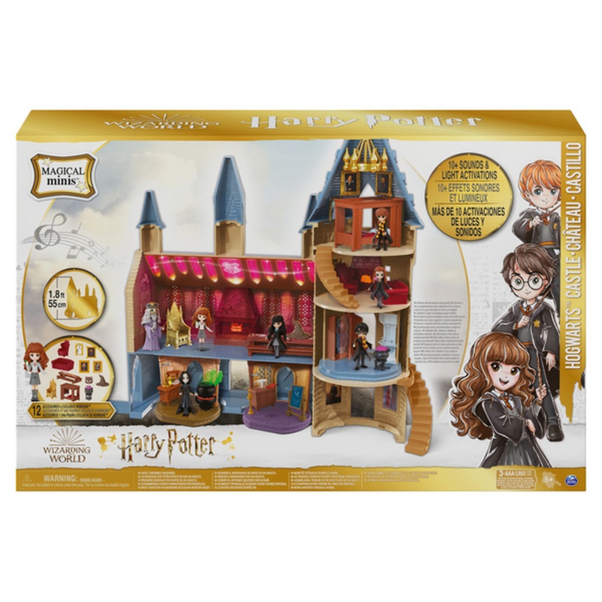 Wizarding World Harry Potter Magical Minis Hogwarts Castle Playset Unisex, 5-7 Years