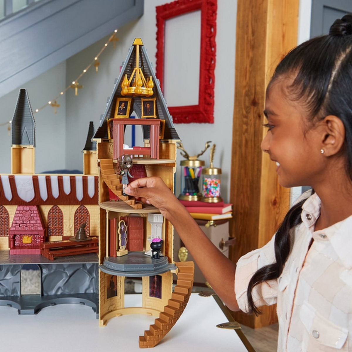 Wizarding World Harry Potter Magical Minis Hogwarts Castle Playset Unisex, 5-7 Years