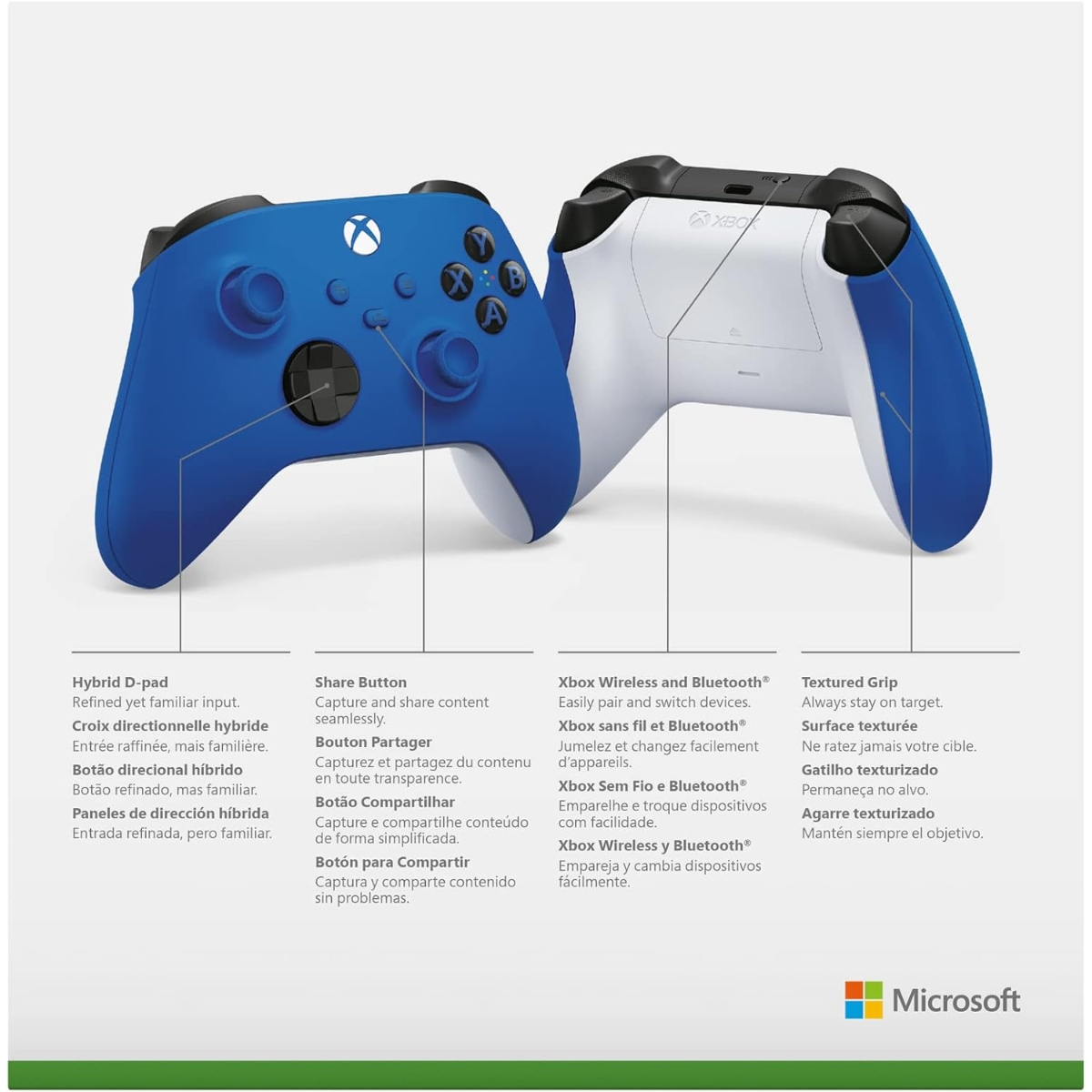 Microsoft Wireless Controller for Xbox Series X/S - Shock Blue