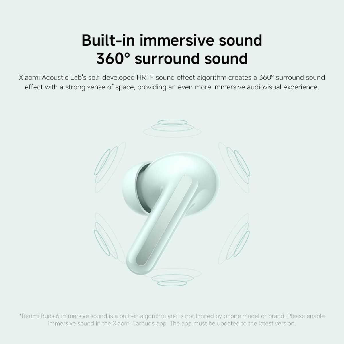Xiaomi Redmi Buds 6 True Wireless Earbuds