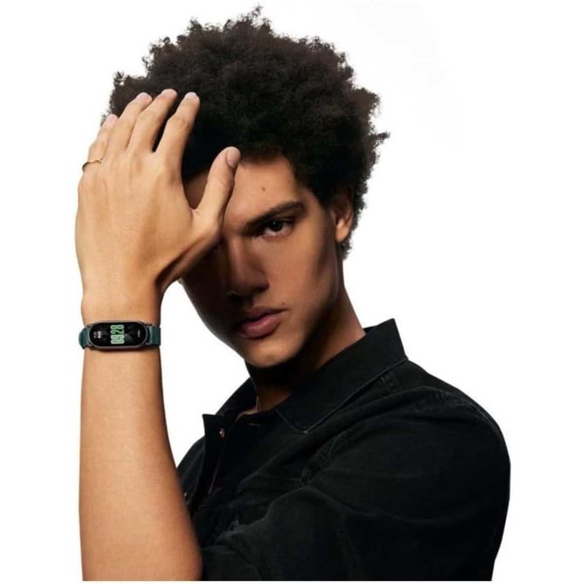 Xiaomi Green Checkered Smart Band 8 Strap