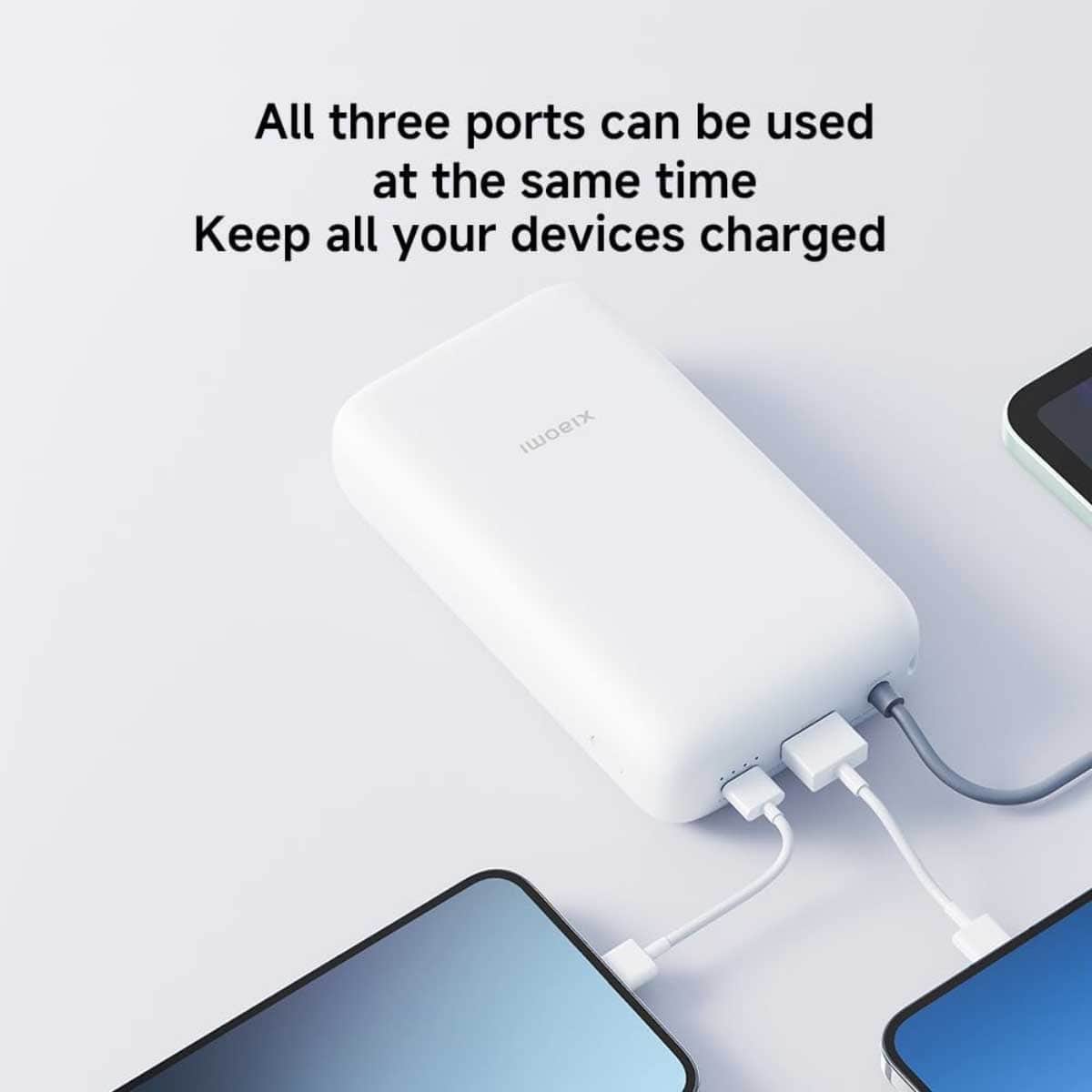 Xiaomi 20000mAh Integrated Cable Power Bank