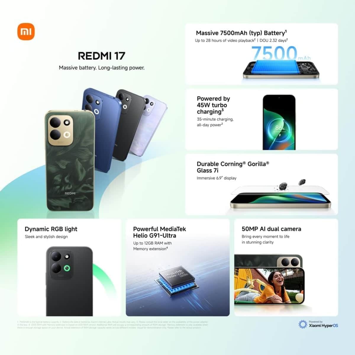 شاومي ريدمي 17 جوال أندرويد 4G