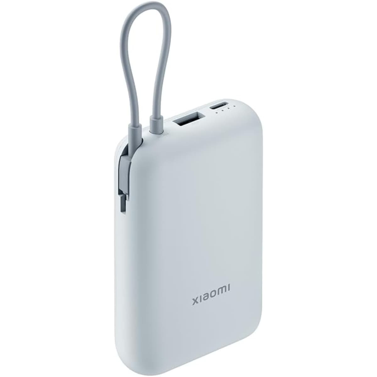 Xiaomi Ice Blue 10000mAh Integrated Cable Power Bank