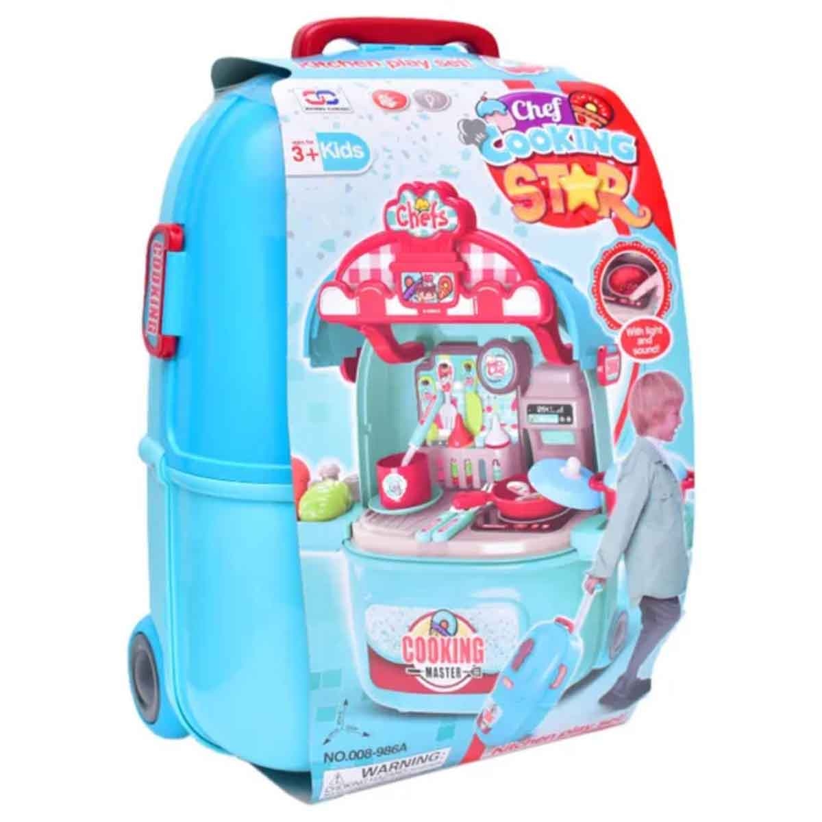 شيونغ تشينغ مجموعة مطبخ لعب 2 في 1 للبنات 3-4 سنوات