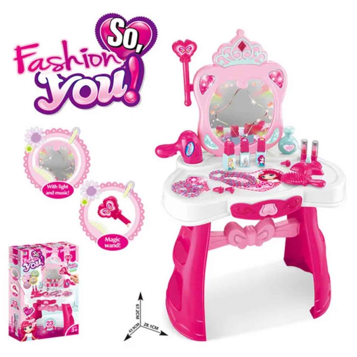 شيونغ تشينغ مجموعة لعب تجميل موضة للبنات 3-4 سنوات