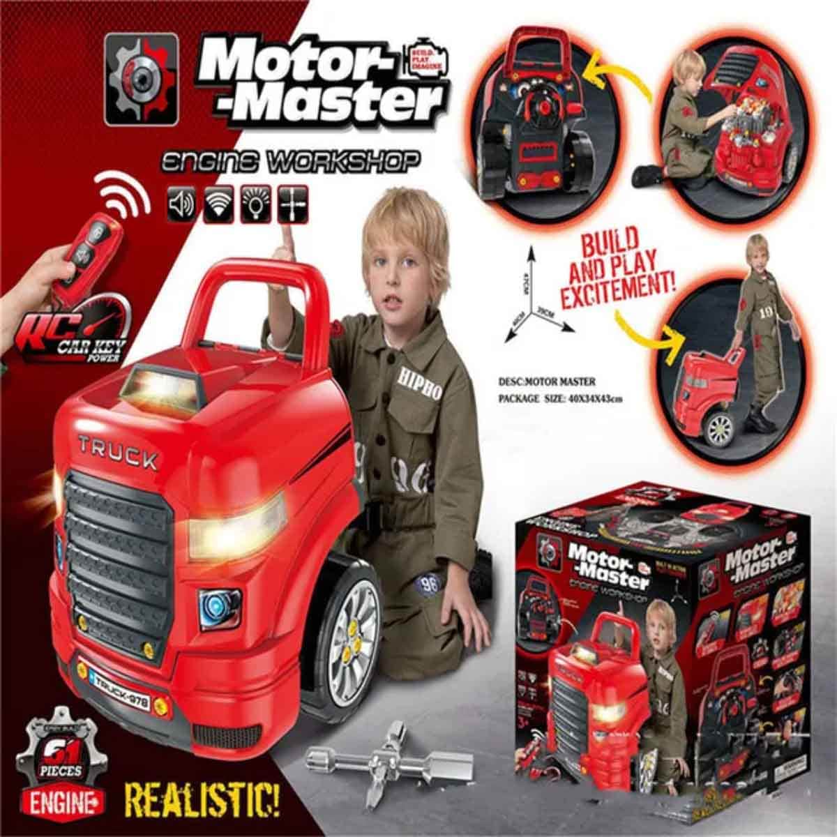 Xiong Cheng Motor Master Repair Remote Control Vehicle Boys, 3-4 Years