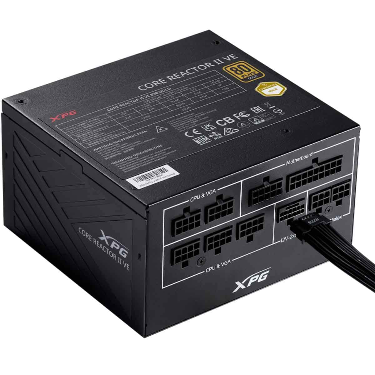XPG 750W Core Reactor II VE 80+ Gold ATX 3.0 Full Modular Power Supply Unit