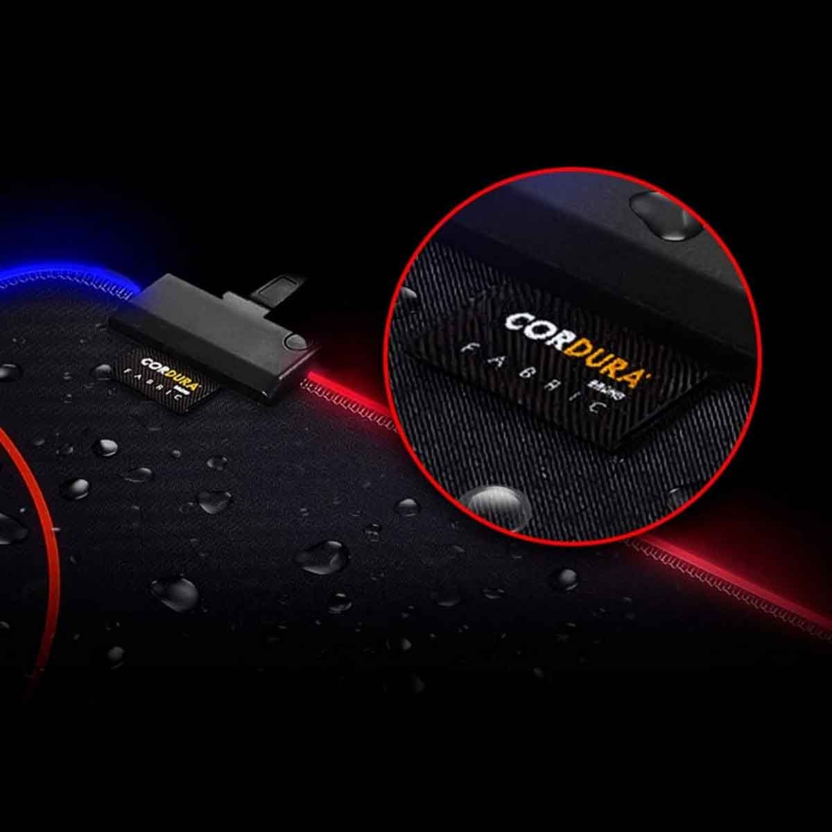 إكس بي جي بساط ماوس ألعاب Battleground XL Prime بإضاءة RGB مزدوجة المنطقة