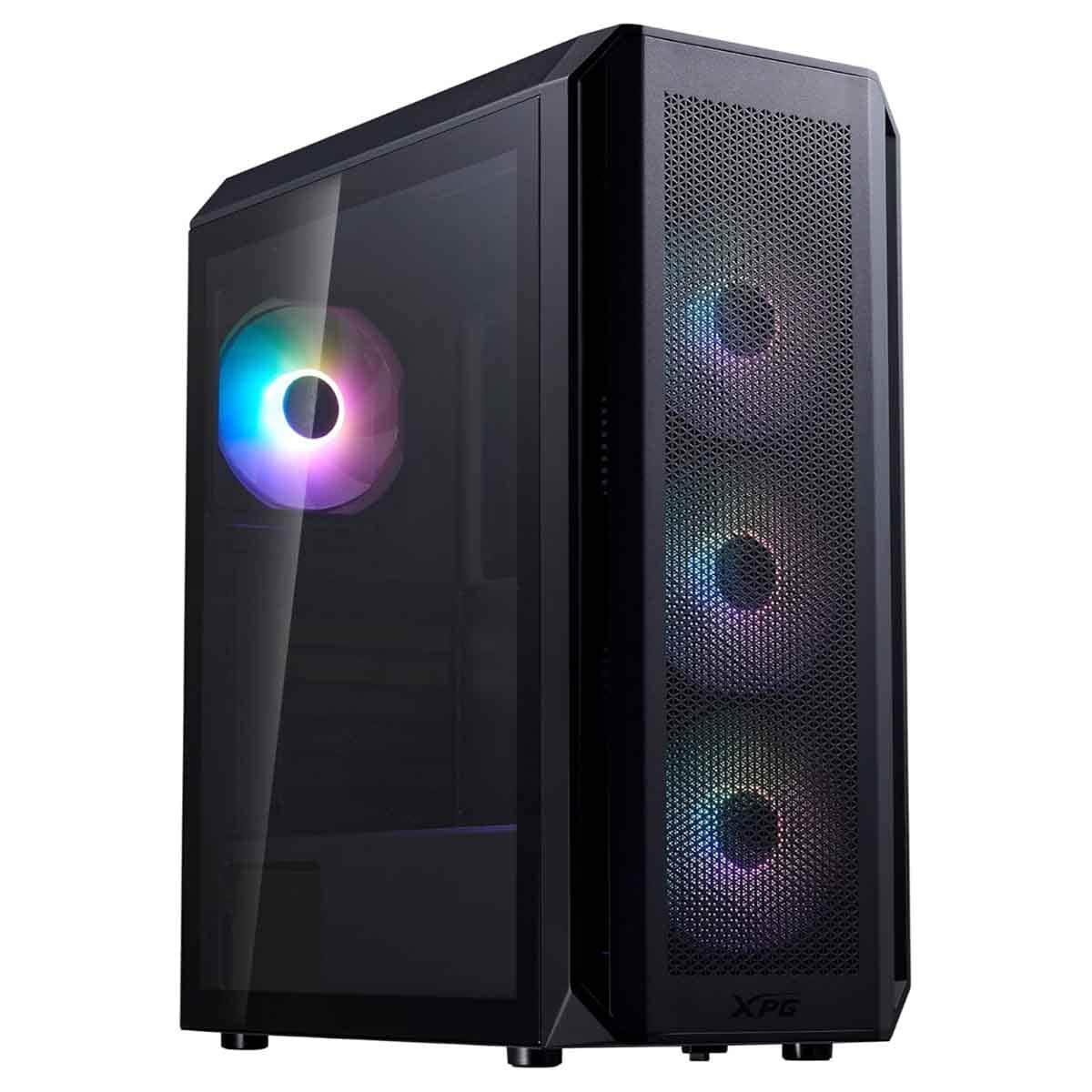 XPG Black 4x ARGB Fans Valor Air Plus 360mm Radiator Support ATX PC Case