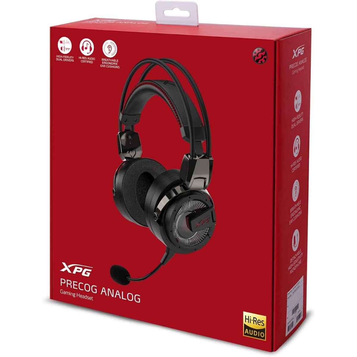 XPG Precog Analog Dual Driver 3.5mm Jack Wired Gaming Headset