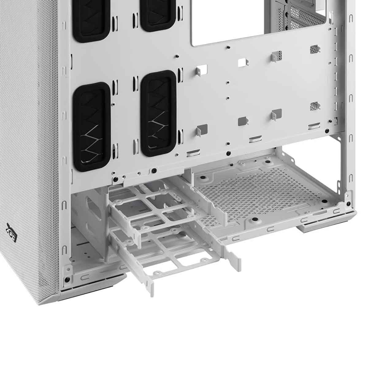 XPG White 3x Non-ARGB Fans Defender Mesh Front Panel ATX PC Case