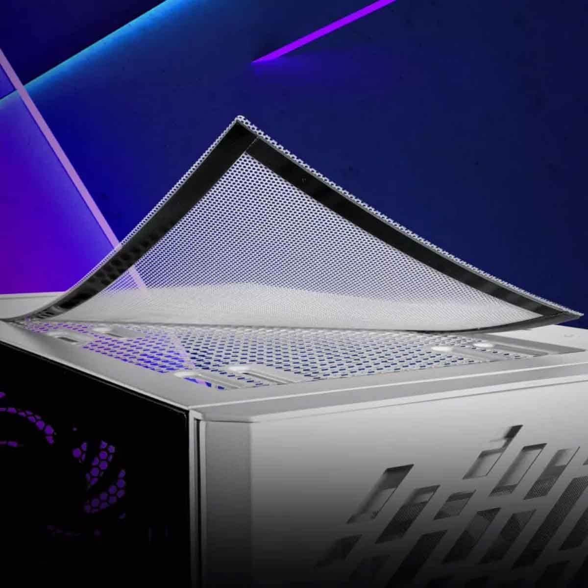 XPG White 4x Non-ARGB Fans Valor Air Mesh Front Panel ATX PC Case