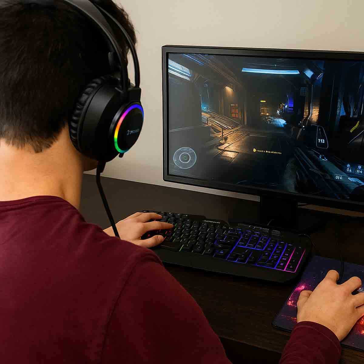 Xtrike Me CMX-410-EN Wired 4 in 1 Gaming Combo, Pack of 4