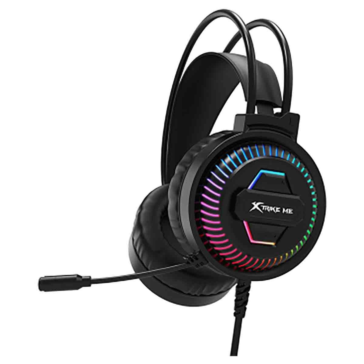 إكسترايك مي سماعة رأس ألعاب سلكية مزودة بإضاءة RGB موديل GH-510