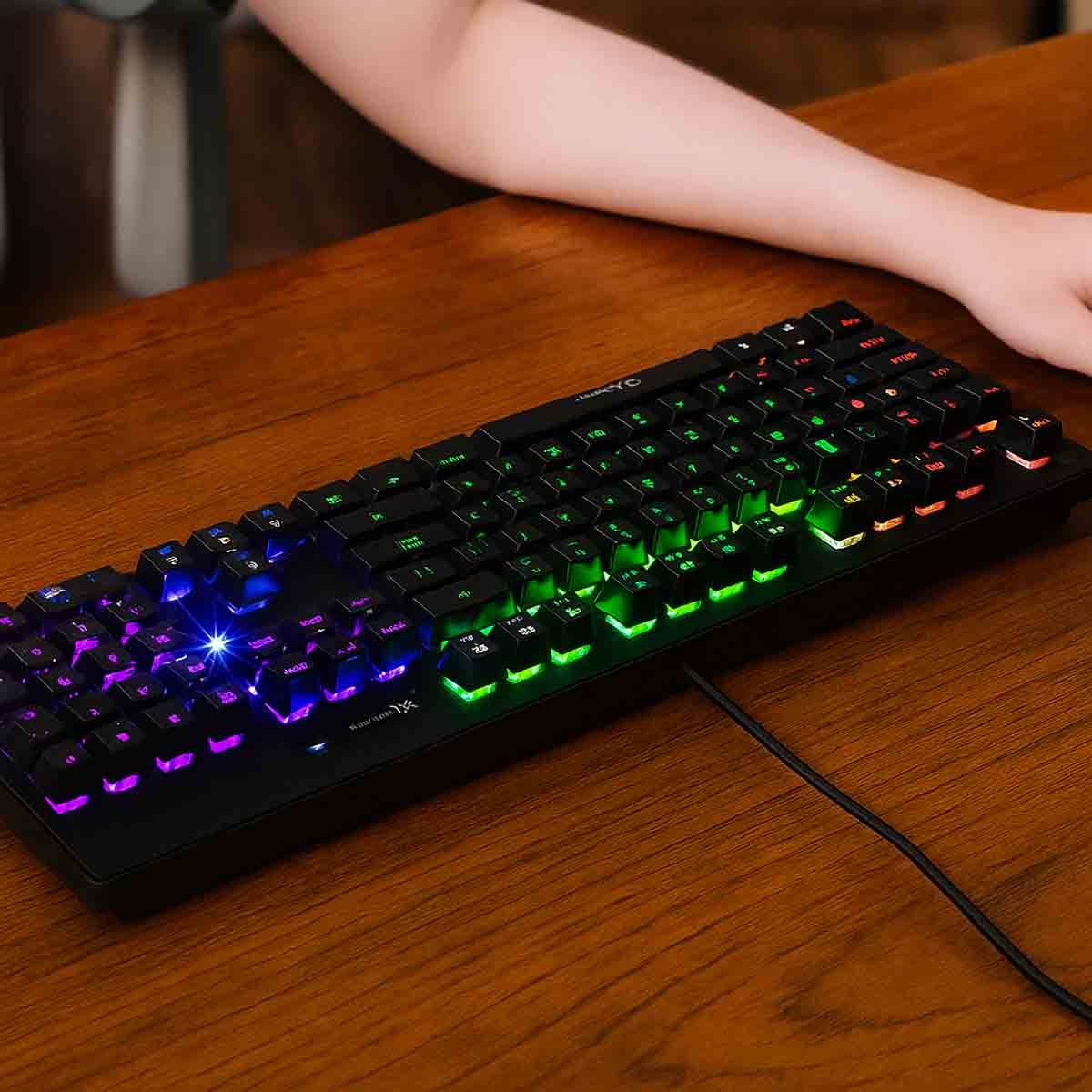 Xtrike Me GK-979 Luminous Multicolour Mechnical Wired Gaming Keyboard