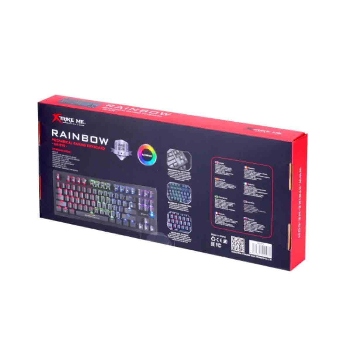 Xtrike Me GK-979 Luminous Multicolour Mechnical Wired Gaming Keyboard