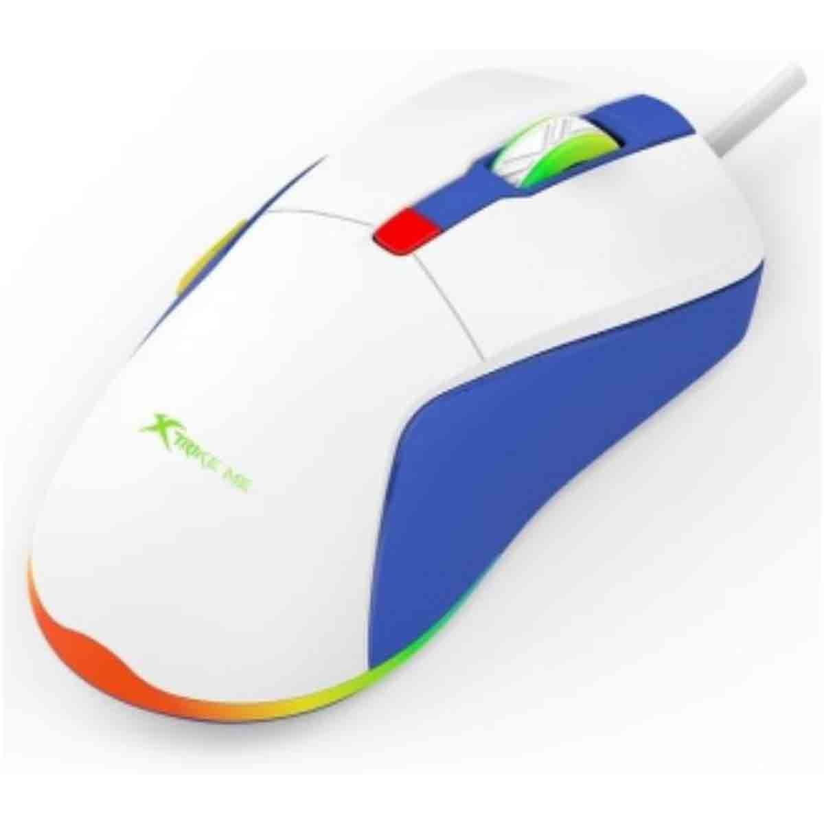 إكسترايك مي ماوس ألعاب سلكي بصري بدقة قابلة للتعديل من 1200 إلى 3600 DPI ومنفذ USB