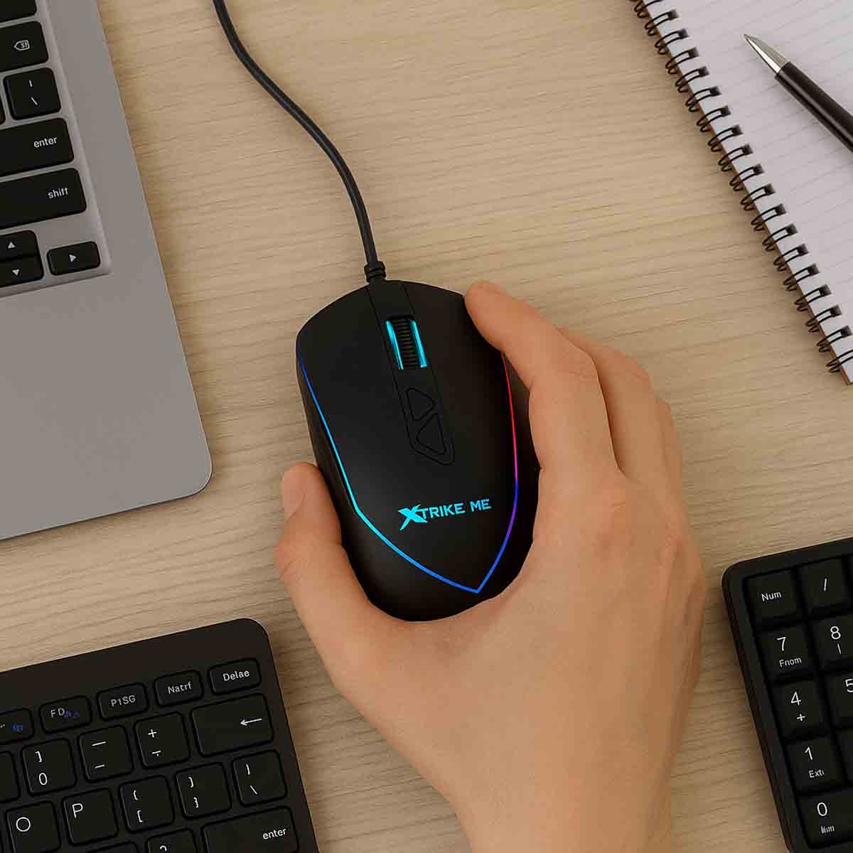 Xtrike Me GM-320 12800 DPI RGB Optical Wired Gaming Mouse