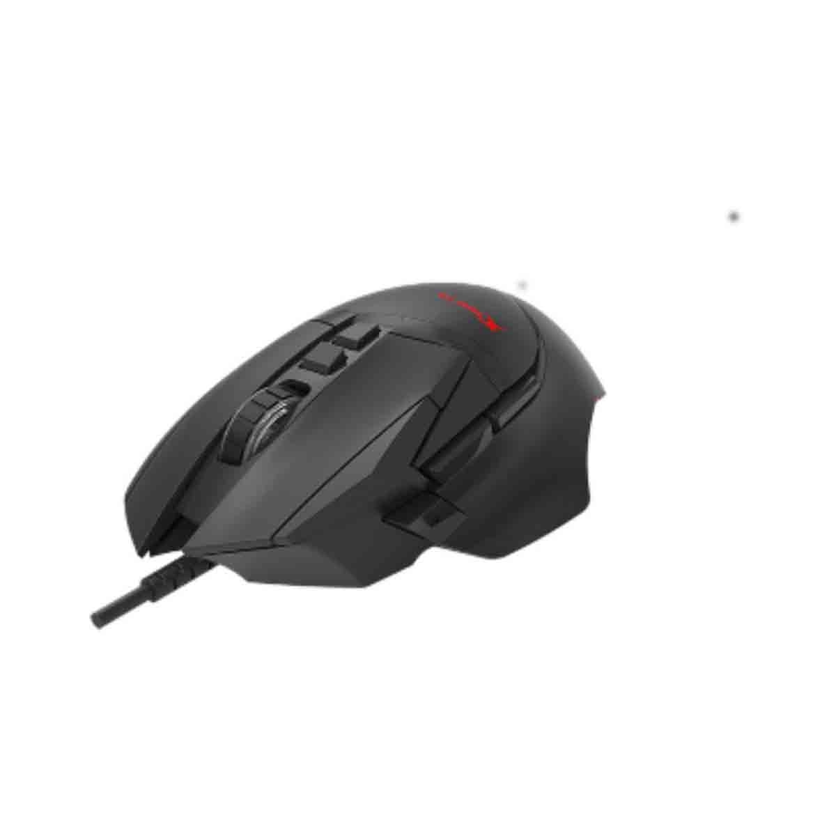 إكسترايك مي ماوس ألعاب سلكي بصري بدقة قابلة للتعديل من 800 إلى 12800 DPI مع إضاءة RGB