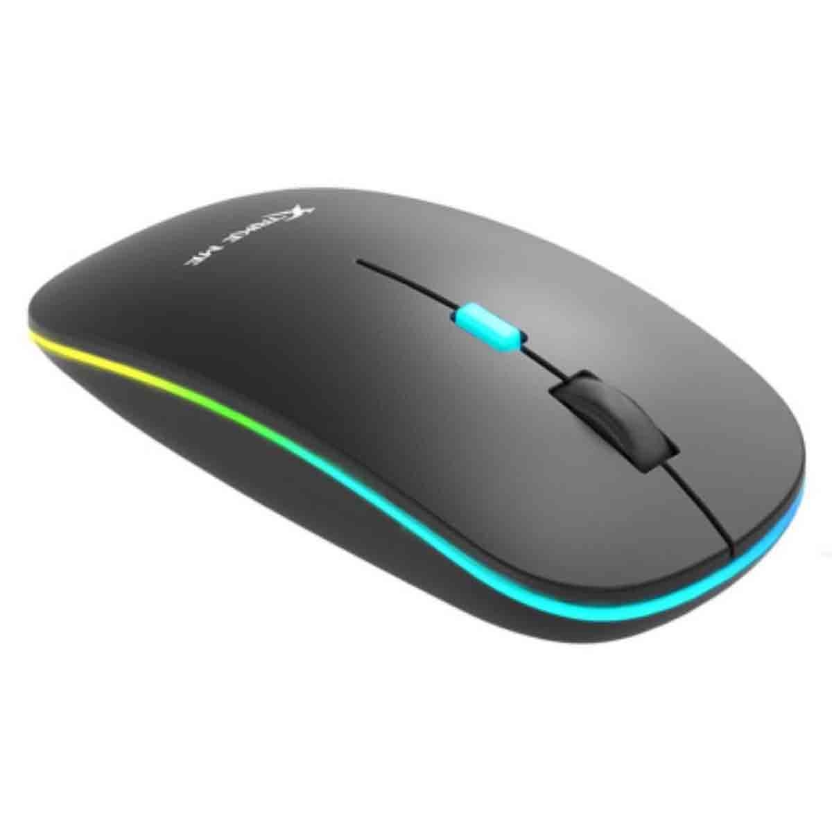 إكسترايك مي ماوس ألعاب لاسلكي بدقة قابلة للتعديل من 800 إلى 1600 DPI مع اتصال 2.4G وإضاءة RGB