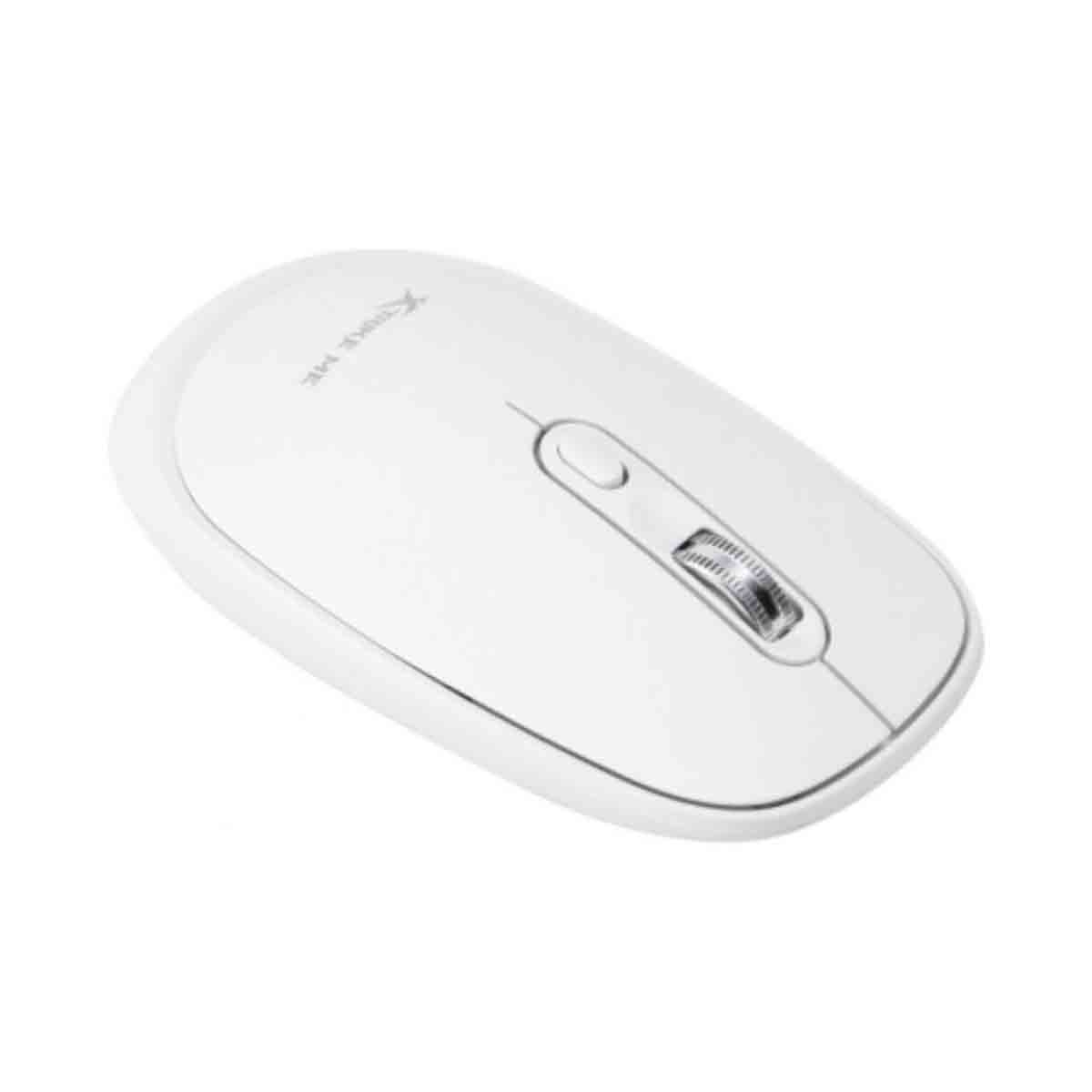إكسترايك مي ماوس لاسلكي بصري مع اتصال 2.4G وبلوتوث 5.2، لون أبيض