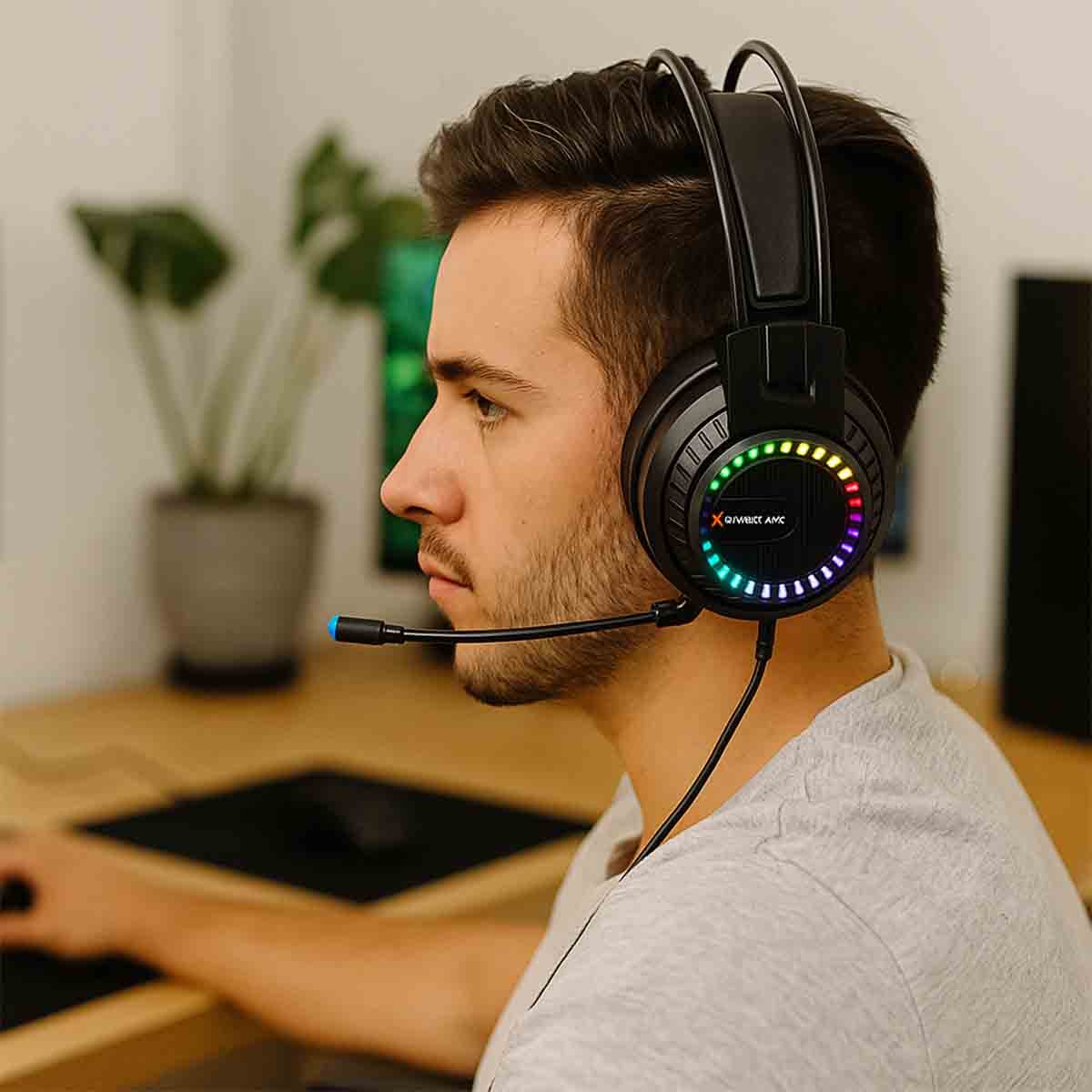 Xtrike Me HP-318 Dolby Atmos Stereo Gaming Wired Headset