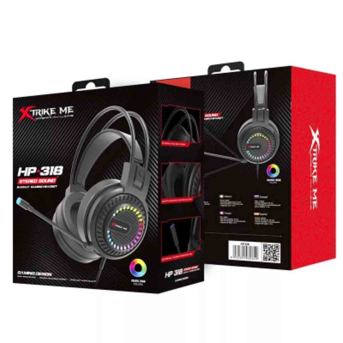 Xtrike Me HP-318 Dolby Atmos Stereo Gaming Wired Headset