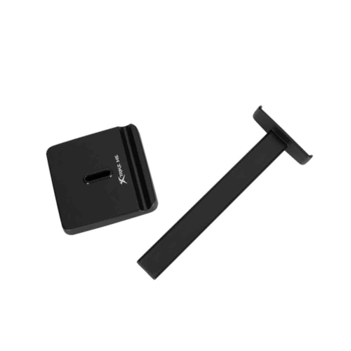 إكسترايك مي حامل سماعات رأس بقاعدة مانعة للانزلاق، لون أسود