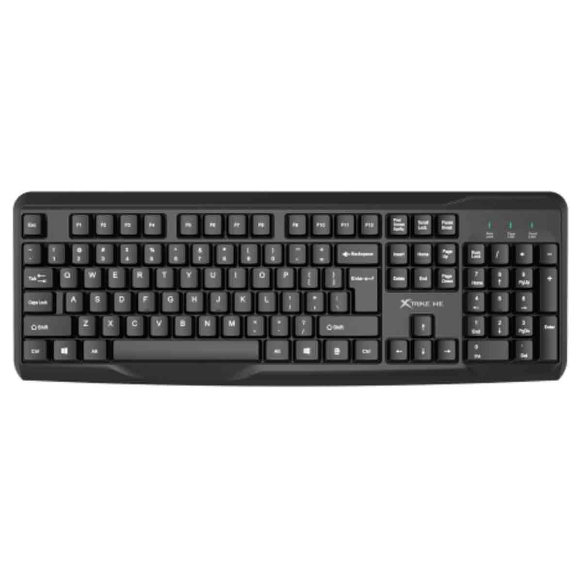 إكسترايك مي لوحة مفاتيح سلكية بمنفذ USB 2.0 موديل KB-229 EN