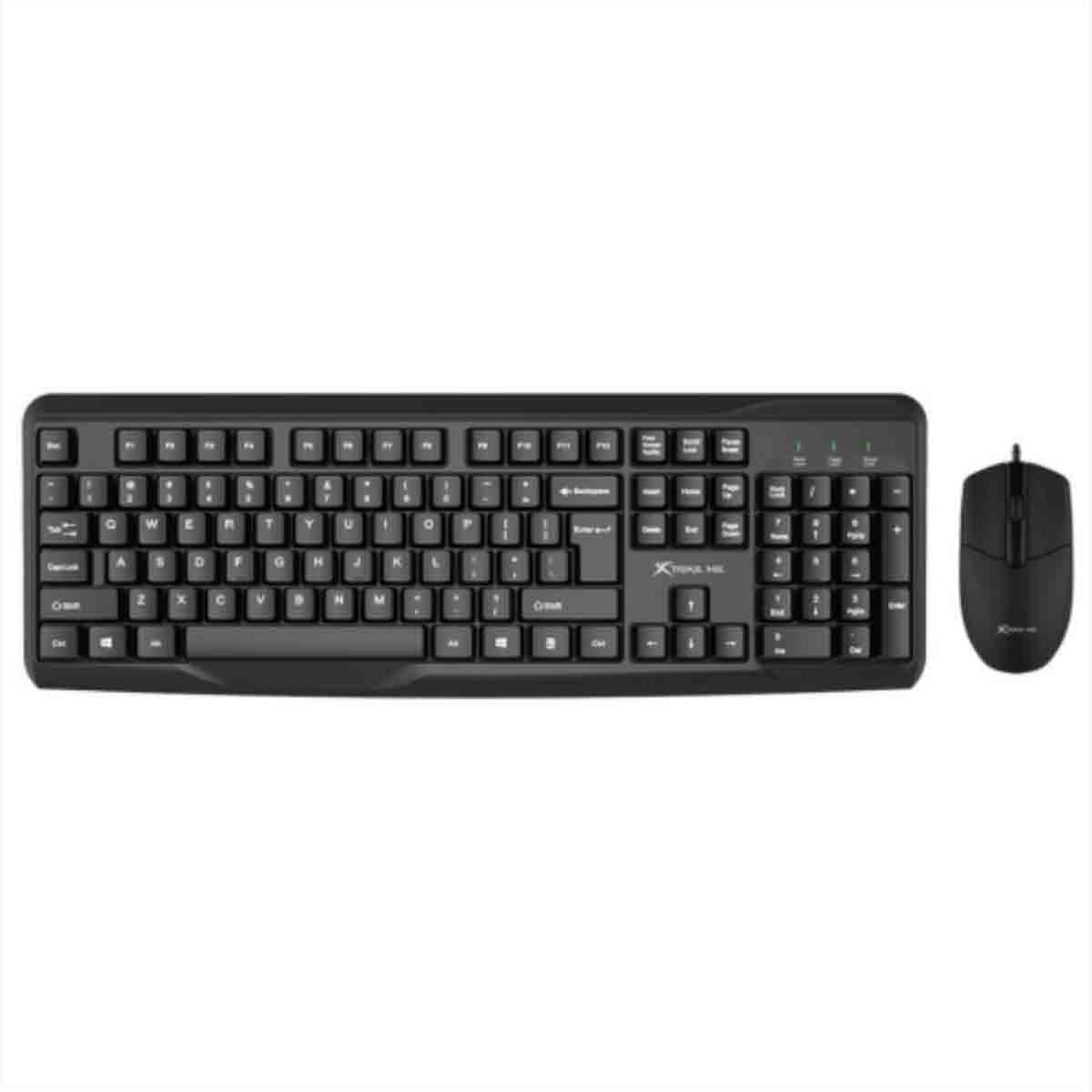 Xtrike Me MK-207 EN Wired Keyboard and Mouse Combo, Pack of 2