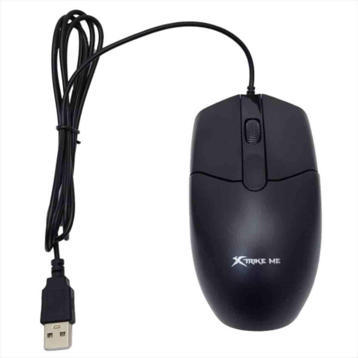 Xtrike Me MK-207 EN Wired Keyboard and Mouse Combo, Pack of 2