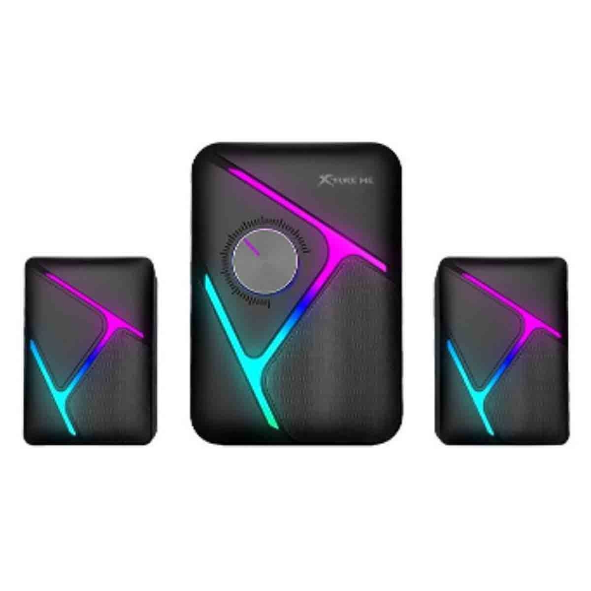 Xtrike Me SK-610 RGB Integrated 2.1 Gaming Speakers, Pack of 3