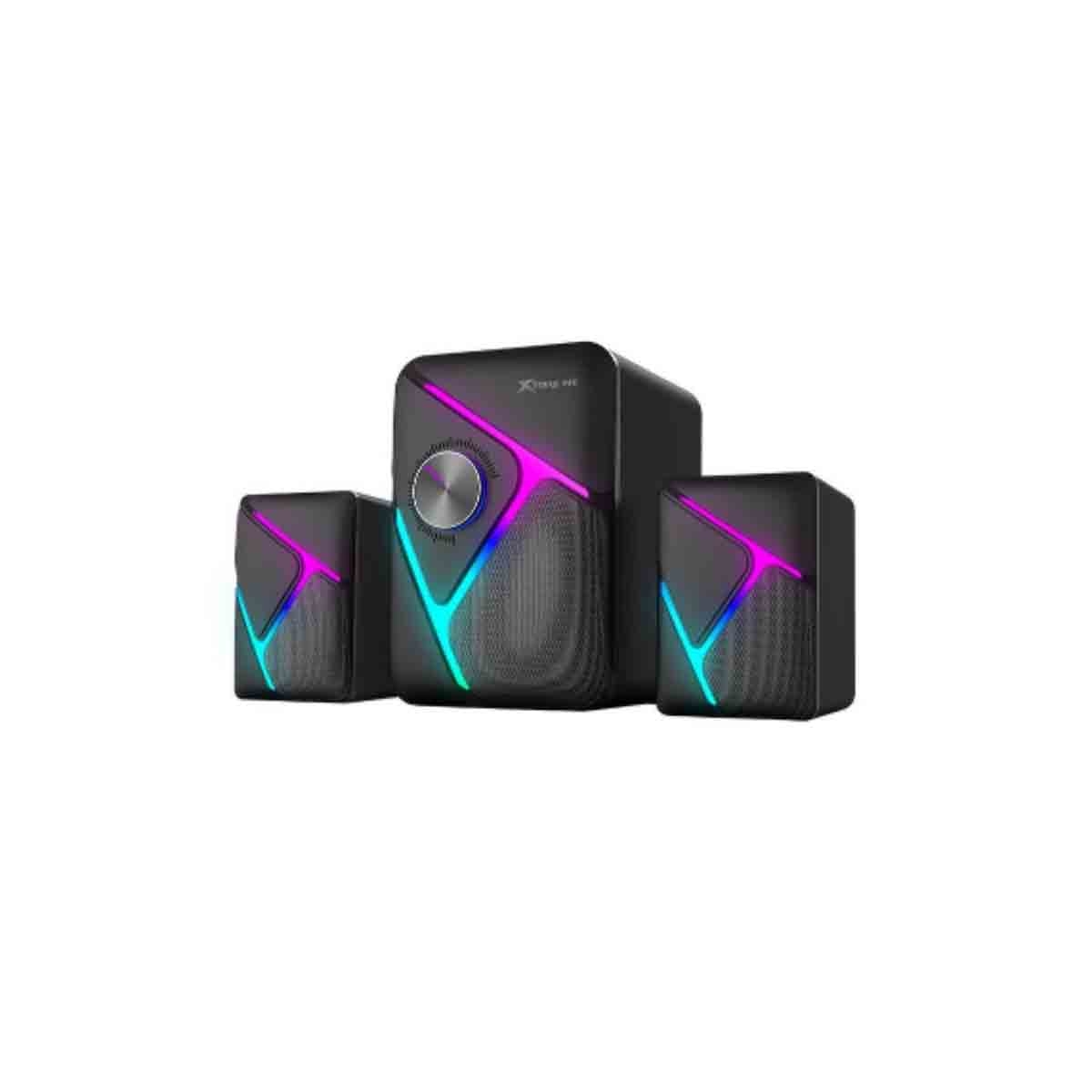 Xtrike Me SK-610 RGB Integrated 2.1 Gaming Speakers, Pack of 3