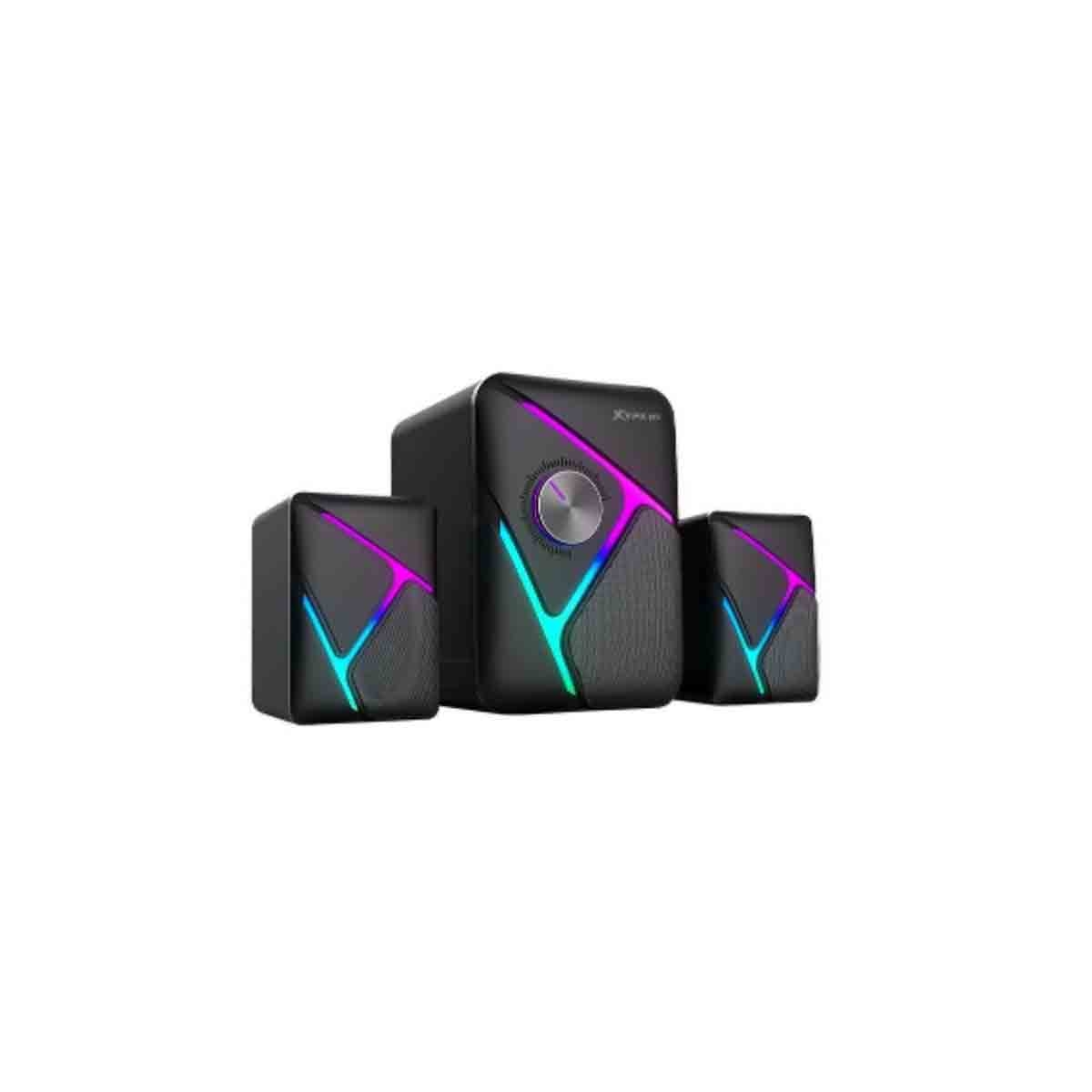 Xtrike Me SK-610 RGB Integrated 2.1 Gaming Speakers, Pack of 3