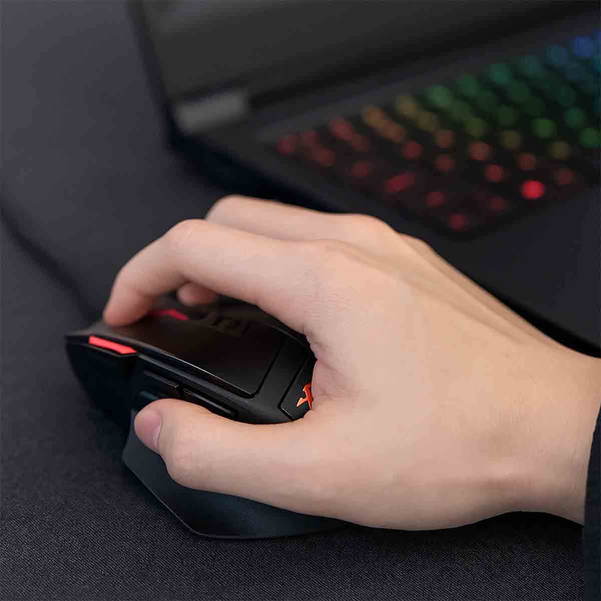 إكسترايك مي ماوس ألعاب لاسلكي بصري بدقة قابلة للتعديل من 800 إلى 1600 DPI موديل XT-MEGW-600