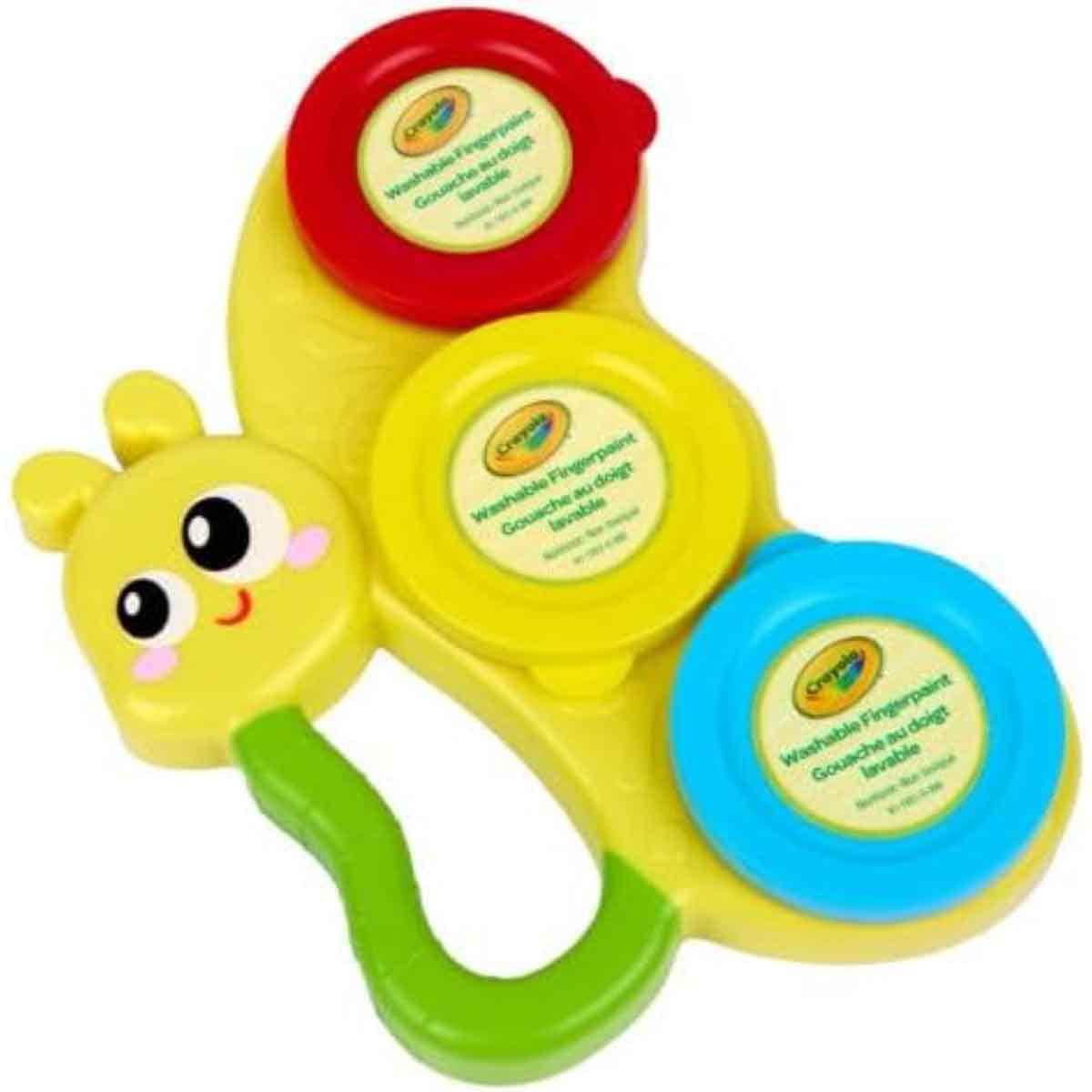 Crayola Butterfly Washable & Spill Proof finger paint Pallette Unisex, 3-4 Years