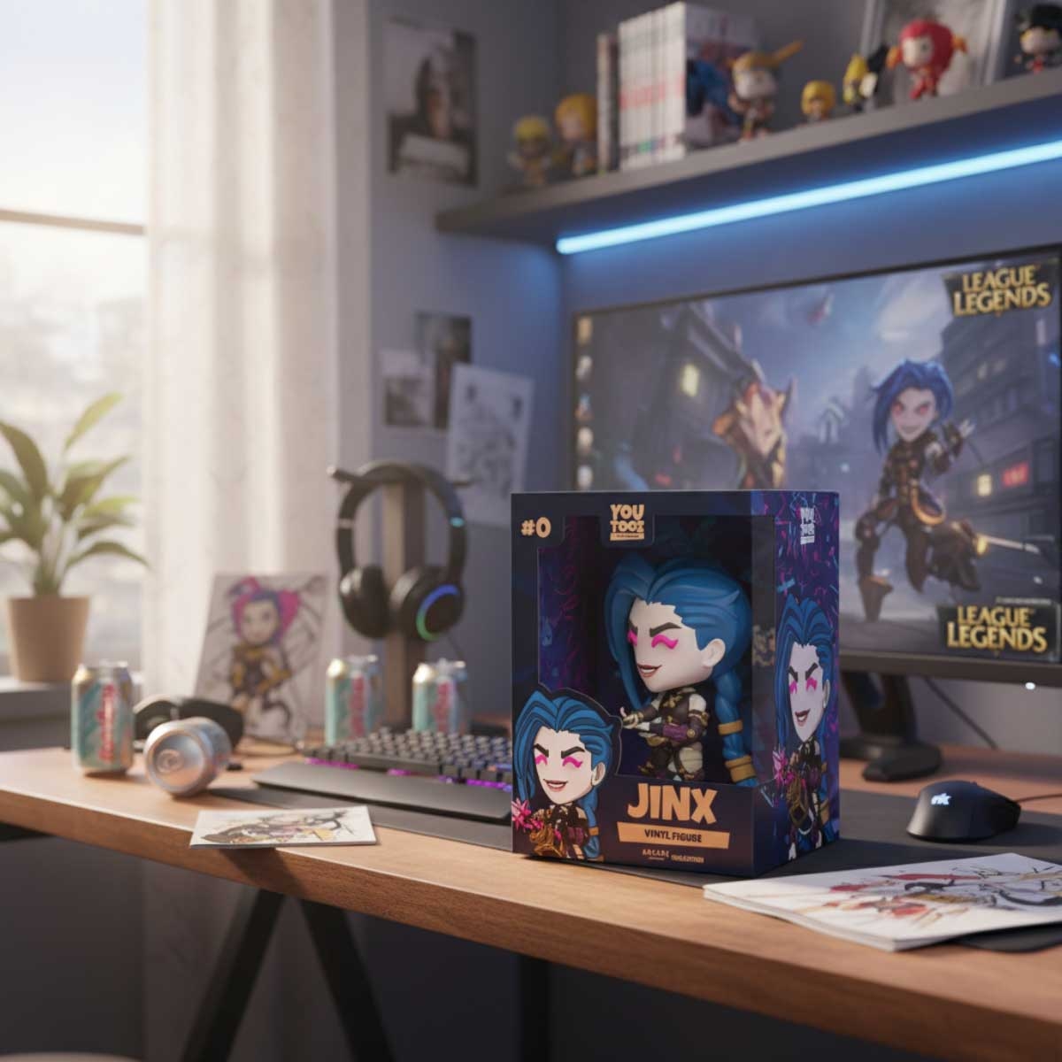 Youtooz Arcane Jinx Vinyl Action Figure