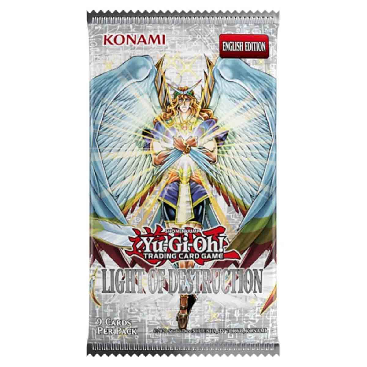 Yu-Gi-Oh! Light of Destruction Unlimited Reprint Booster Trading Card Game Unisex, 5-7 Years