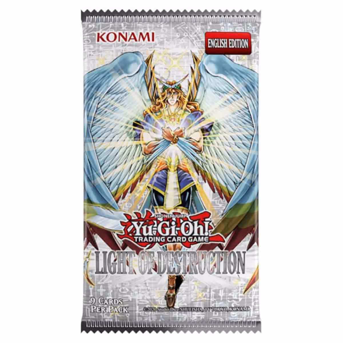 Yu-Gi-Oh! Light of Destruction Unlimited Reprint Booster Trading Card Game Unisex, 5-7 Years