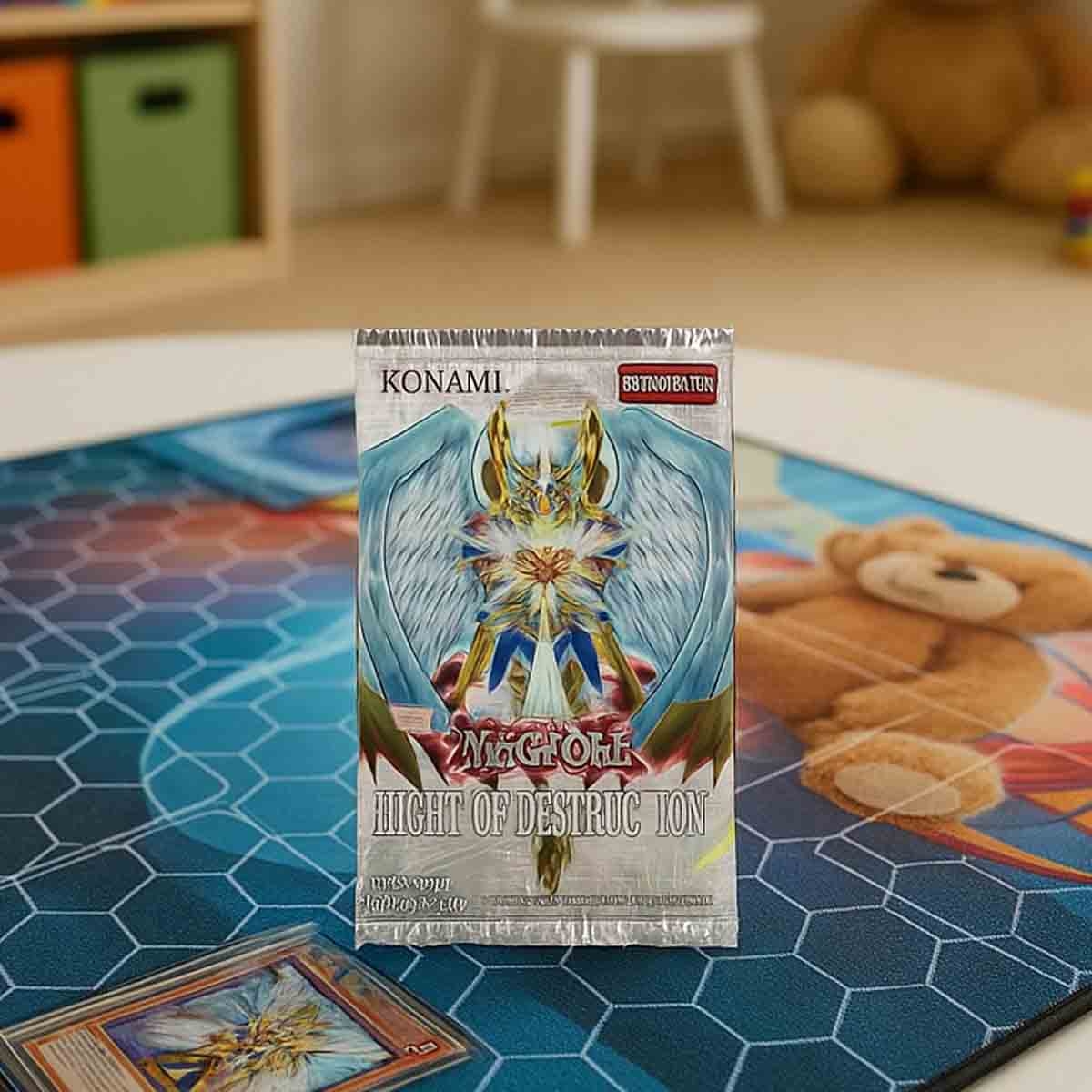 يوغي أوه! مجموعة تعزيزية طبعة غير محدودة: ضوء الدمار، لعبة بطاقات تداول للجنسين، من عمر 5 إلى 7 سنوات