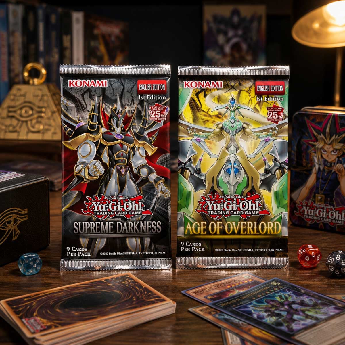 Yu-Gi-Oh! Supreme Darkness + Maze of the Master + Alliance Insight Core + Light of Destruction + Wild Survivors + Age of Overlord Core Booster TCG Bundle