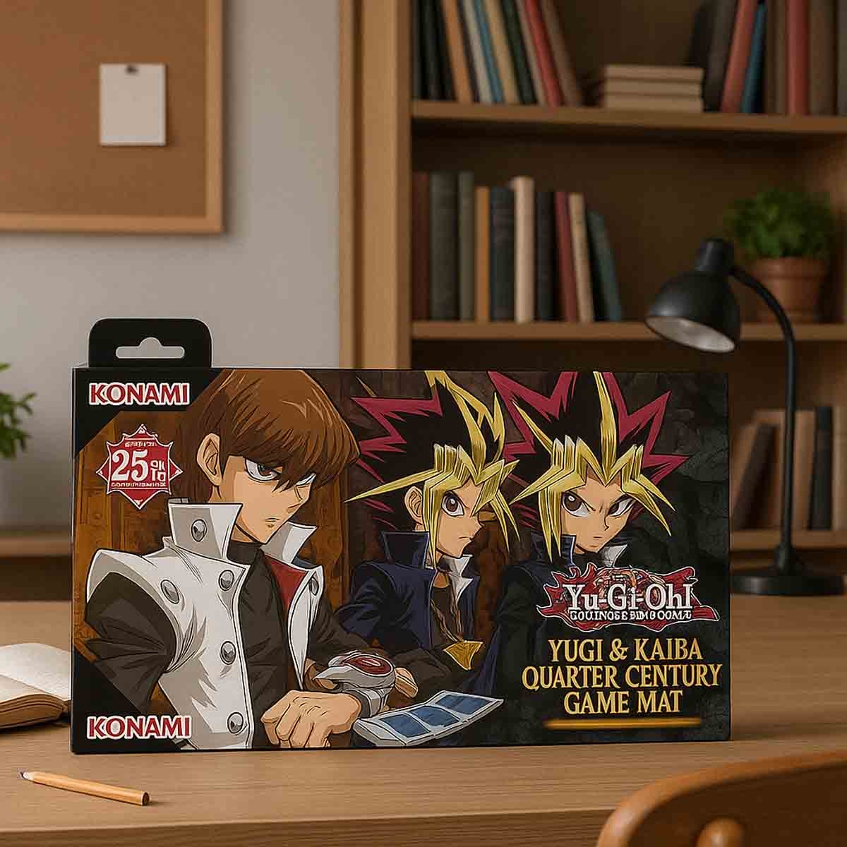 Yu-Gi-Oh! Yugi & Kaiba Quarter Century Game Mat Unisex, 5-7 Years