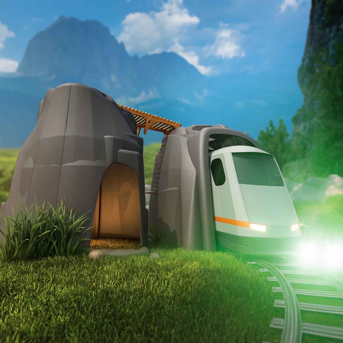 زبيل جبل ونفق بوستر مع جسر للجنسين 5 - 7 سنوات