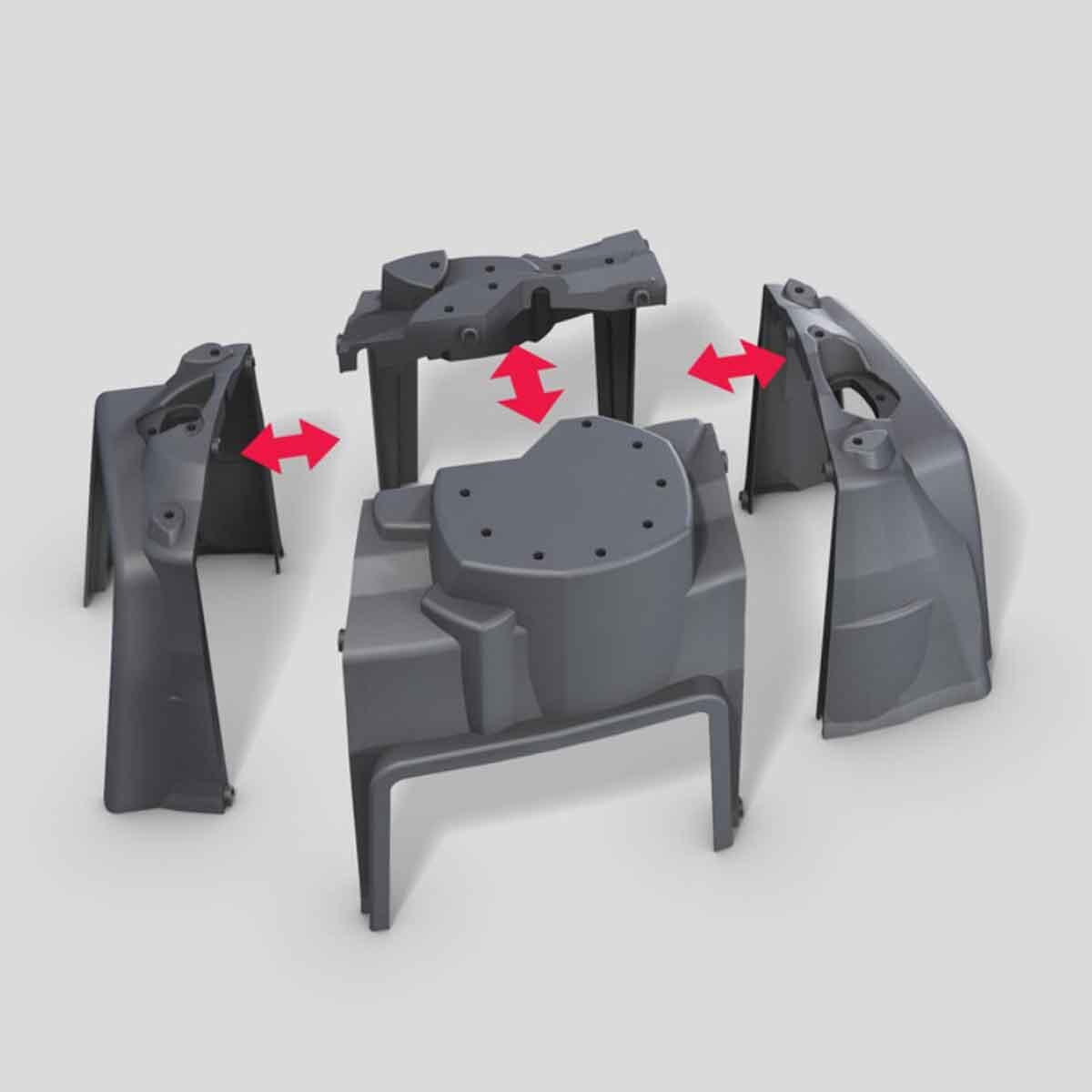 زبيل نفق بوستر مع صلبان للجنسين 5 - 7 سنوات