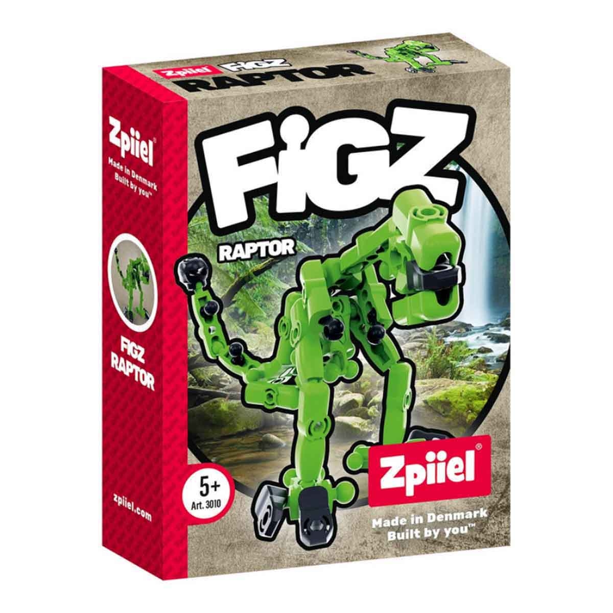 زبيل فيغز مجسم رابتور من مكعبات للجنسين 5 - 7 سنوات